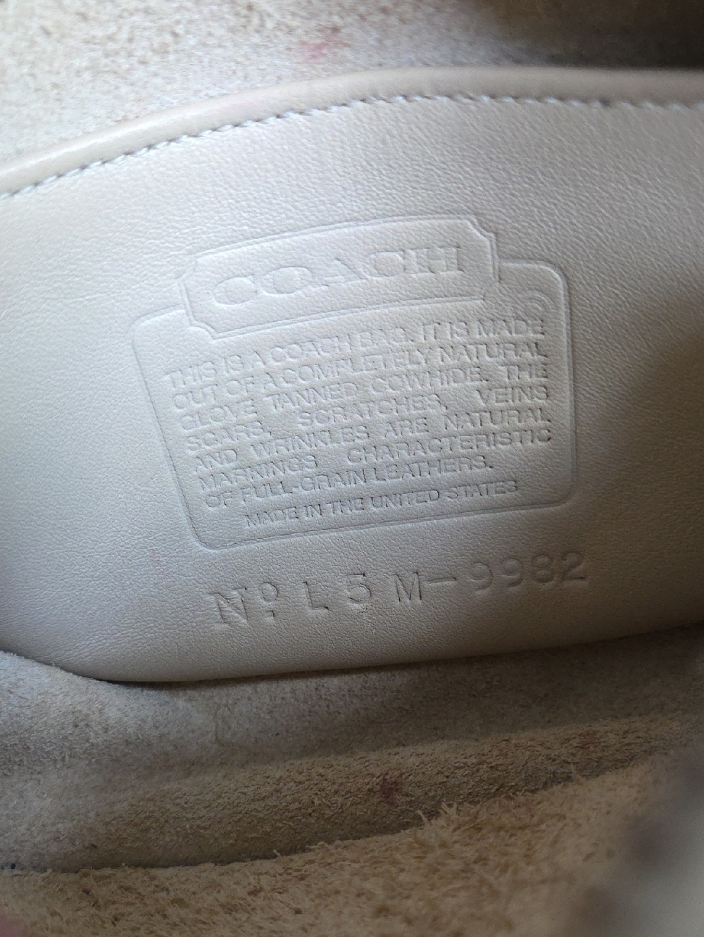 COACH Bone 1995 Chester Leather Crossbody Bag - Picture 13 of 13
